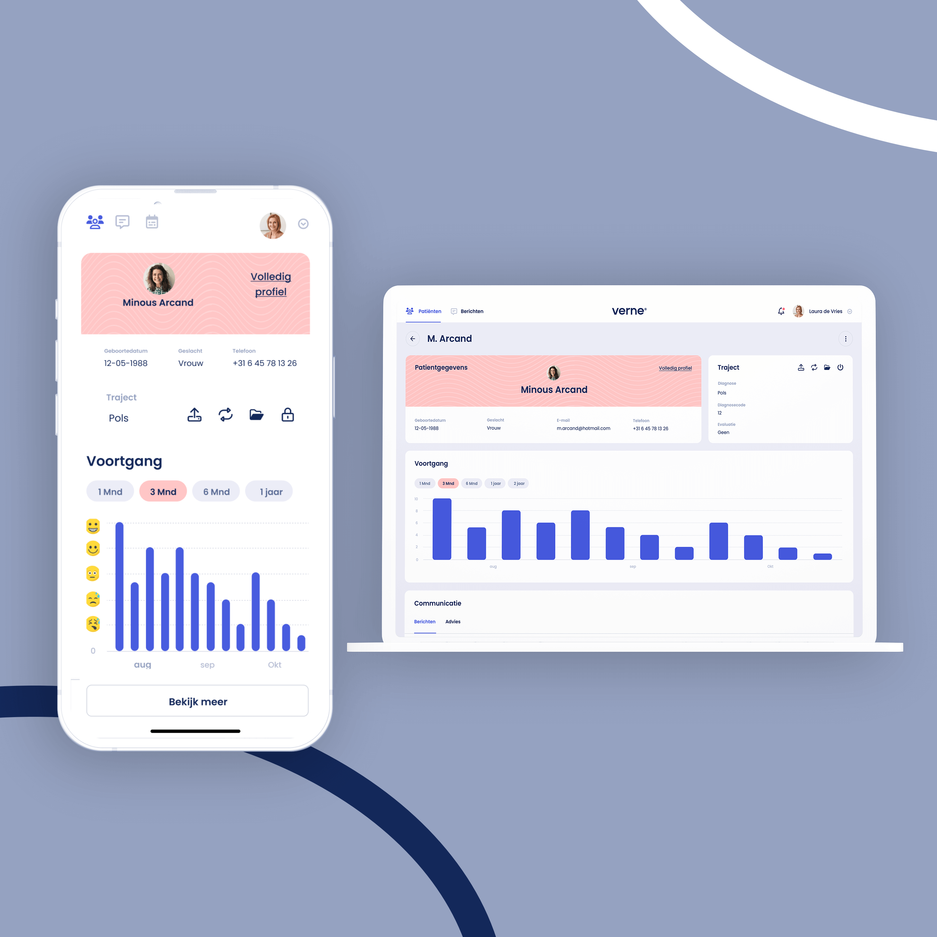 Mobiele versie van het EPD: Altijd en overal met 1 klik al je informatie bij de hand
